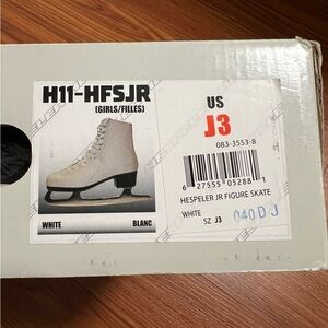 Hespeler Junior White Figure Skates